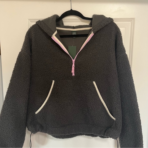 NWT Wild Fable Half-Zip Sherpa Jacket - Picture 1 of 7